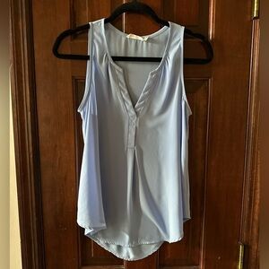 Lush Sky Blue Tank Top Blouse Size Small